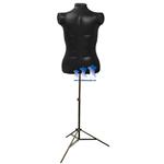 Inflatable Male Torso, Extra Large with MS12 Stand, Black